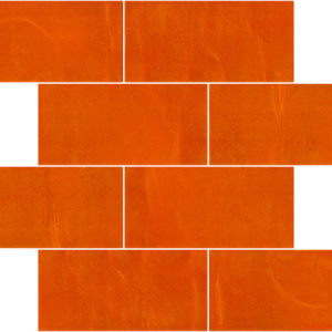 Pastilhas Rivesti Subway Laranja Camapu 38,5 x 30,5 cm