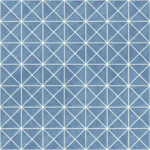 Pastilhas Rivesti Triangular Azul Imburana 33 x 33 cm