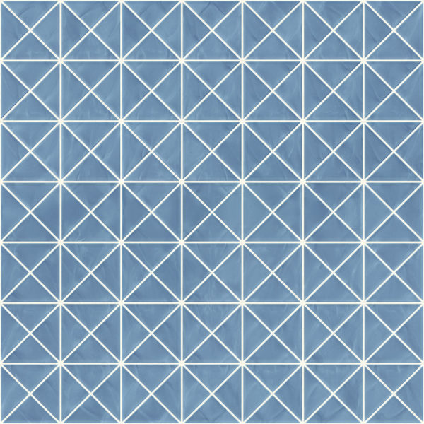 Pastilhas Rivesti Triangular Azul Imburana 33 x 33 cm