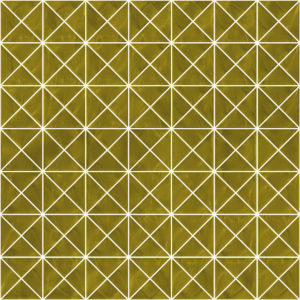 Pastilhas Rivesti Triangular Dourado Mogno 33 x 33 cm