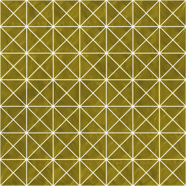 Pastilhas Rivesti Triangular Dourado Mogno 33 x 33 cm