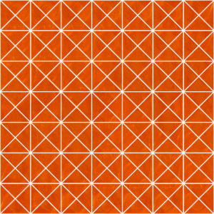 Pastilhas Rivesti Triangular Laranja Camapu 33 x 33 cm