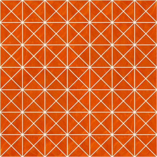 Pastilhas Rivesti Triangular Laranja Camapu 33 x 33 cm