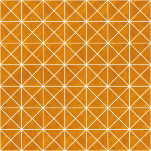 Pastilhas Rivesti Triangular Laranja Cambucá 33 x 33 cm