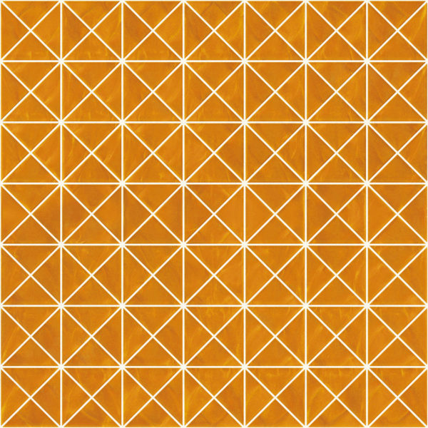 Pastilhas Rivesti Triangular Laranja Cambucá 33 x 33 cm