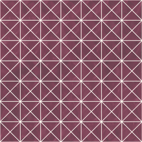 Pastilhas Rivesti Triangular Roxo Araçá 33 x 33 cm