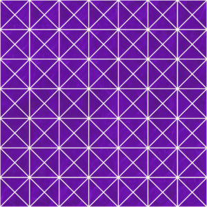 Pastilhas Rivesti Triangular Roxo Camu-Camu 33 x 33 cm