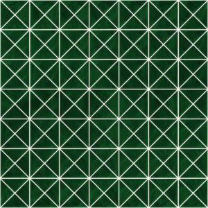 Pastilhas Rivesti Triangular Verde Jequitibá 33 x 33 cm